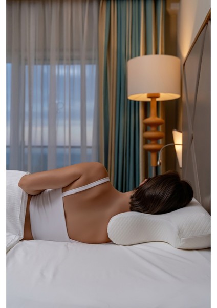 Ergonomik Ortopedik Çift Taraflı Boyun Destekli Uyku Yastığı fiyatları