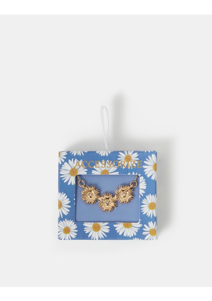 Üç Taş Papatya Kolye modelleri