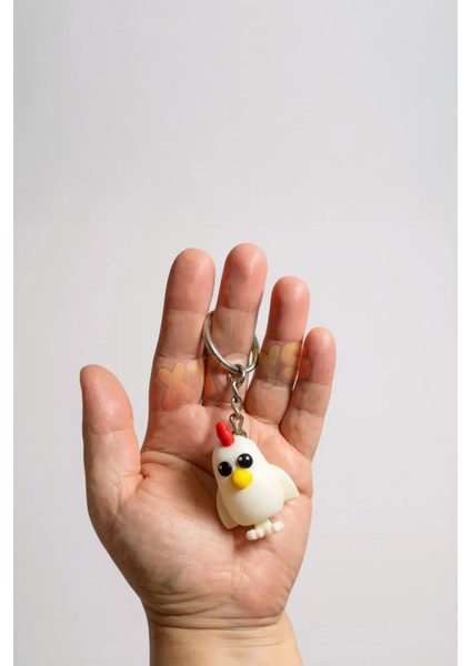 Bawkbawk Sevimli Tavuk Anahtarlık, Çanta Charmı ve Aksesuarı, Sevgiliye Hediye Hareketli Oyuncak modelleri