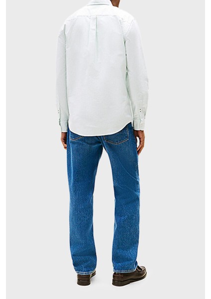 % 100 Pamuk Regular Fit Çizgili Gömlek Erkek Gömlek MW0MW36238 0cf fiyatları