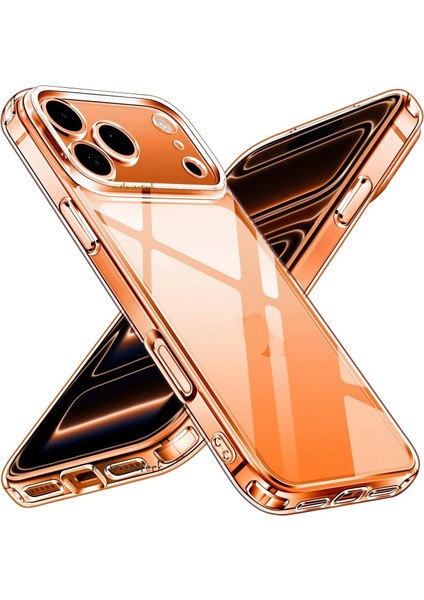 Apple iPhone 17 Pro Kılıf Kamera Çıkıntılı Korumalı Yumuşak Şeffaf Silikon Renksiz Kapak