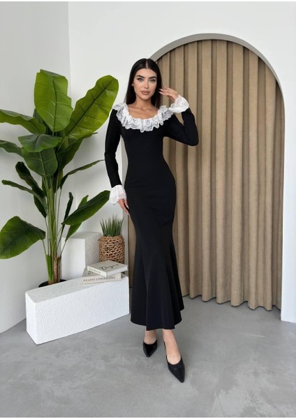 Belfast Dantel Yaka Elbise modelleri