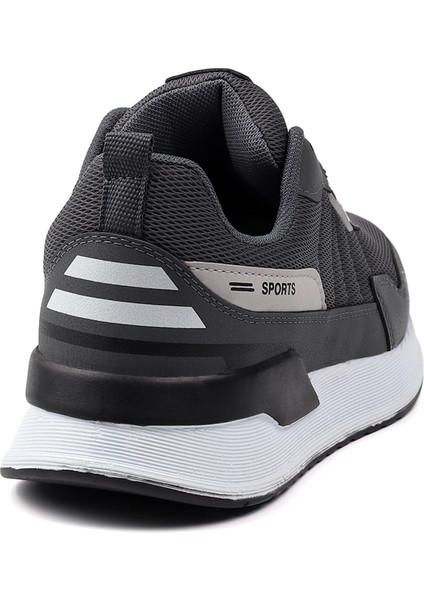 Erkek Füme Spor Ayakkabı Rahat Yürüyüş Koşu Günlük Sneaker Bağcıklı Hafif Taban indirimleri