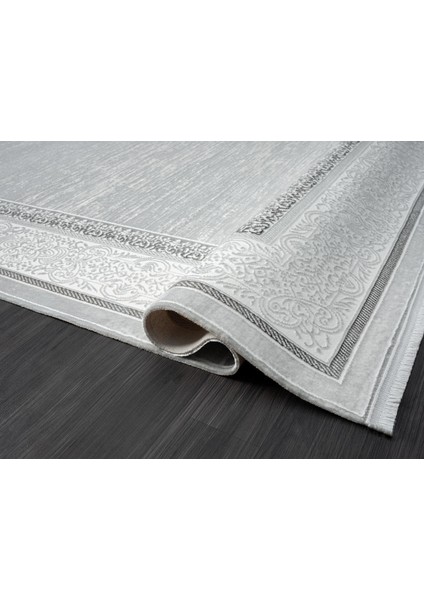 Nexus NX006A Gri Halı Modern Desenli Antialerjik Pamuk Taban Salon Halısı Yatak Odası Mutfak Koridor fırsatları