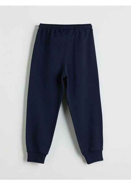 Lcw Kids Lacivert Beli Lastikli Erkek Çocuk Kalın Jogger Eşofman Altı modelleri