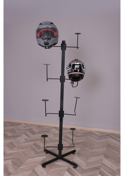 8 Li Helmet Stand