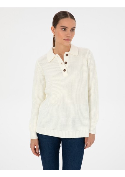 Kadın Bej Regular Fit Kazak 50316328-VR011 modelleri