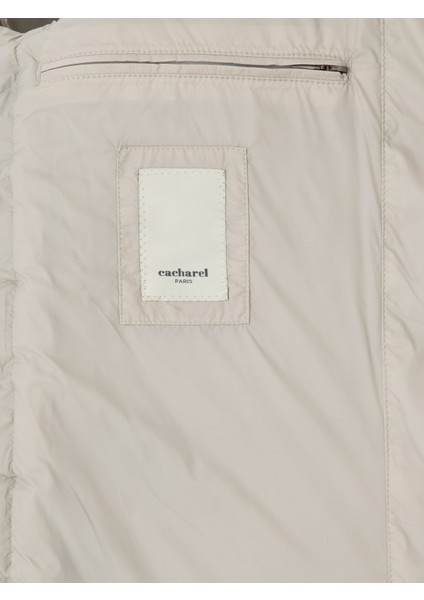 Erkek Taş Kapüşonlu Ince Kapitone Mont 50292323-VR049