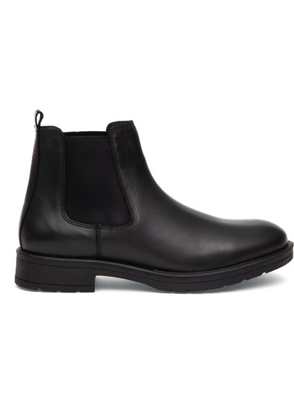 Erkek Siyah %100 Deri Kauçuk Taban Chelsea Bot 50318873-VR046 fiyatları