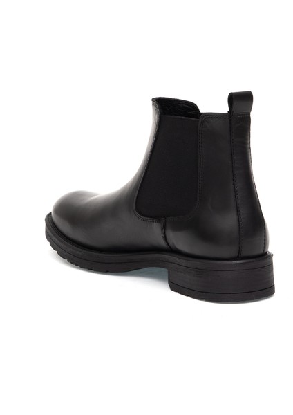 Erkek Siyah %100 Deri Kauçuk Taban Chelsea Bot 50318873-VR046 fırsatları