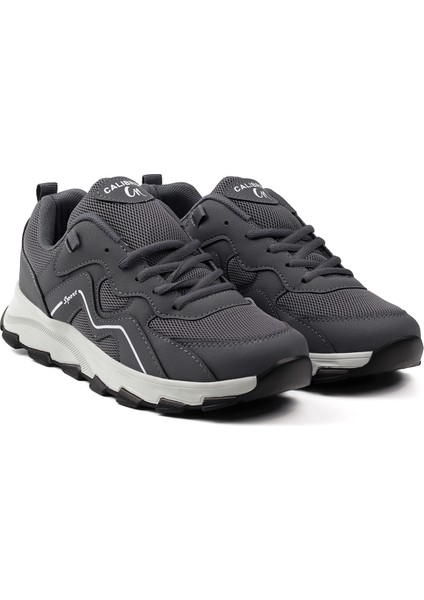Erkek Füme Spor Ayakkabı Rahat Günlük Sneaker Yürüyüş Koşu Hafif Taban Bağcıklı