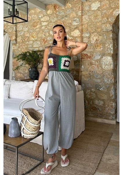 Jasmin Süzüneli Keten Tulum 1280-08