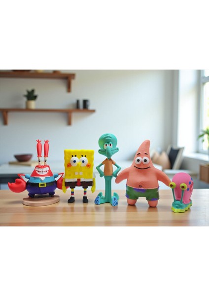 Sünger Bob ve Arkadaşları Dekor Figür
