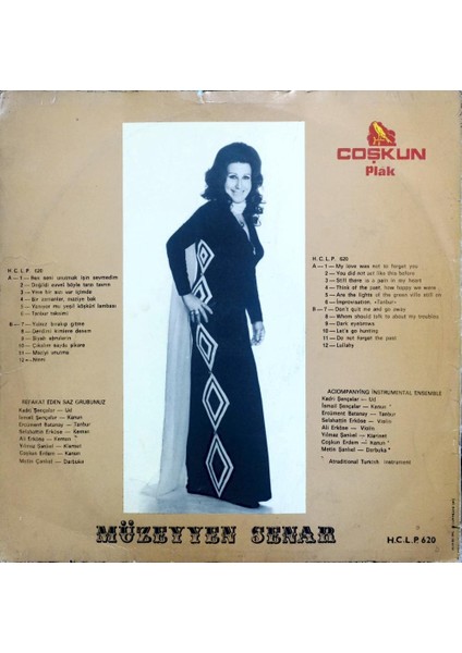 Müzeyyen Senar – Müzeyyen Senar Lp fiyatları