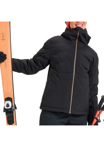 Snowyhill Puffy Jk Kadın Siyah Snowboard Ceketi
