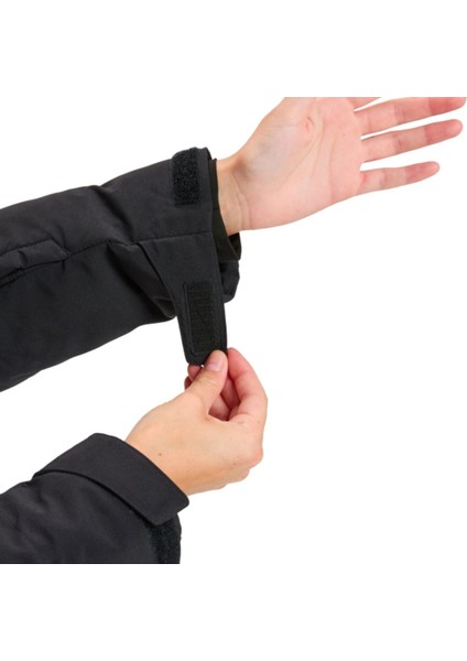 Snowyhill Puffy Jk Kadın Siyah Snowboard Ceketi fırsatları