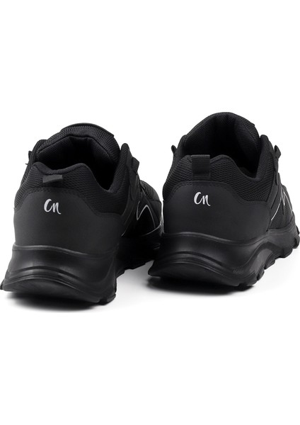 Erkek Siyah Spor Ayakkabı Rahat Günlük Sneaker Yürüyüş Koşu Hafif Taban Bağcıklı fırsatları