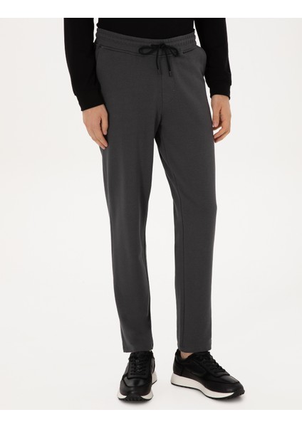 Erkek Antrasit Slim Fit 3 Iplik Düz Paça Eşofman Altı 50317670-VR006 fiyatları