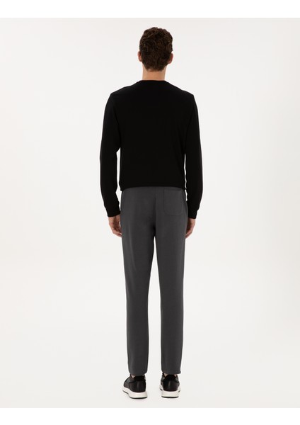 Erkek Antrasit Slim Fit 3 Iplik Düz Paça Eşofman Altı 50317670-VR006 fırsatları