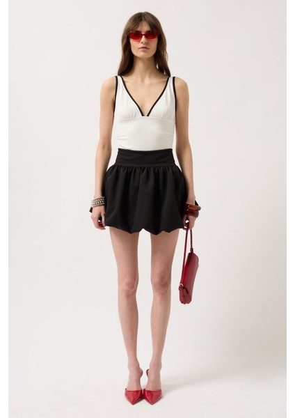 Balon Detay Mini Etek fiyatları