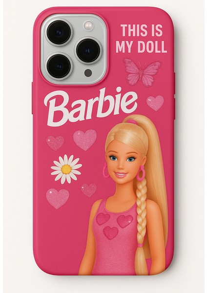 Iphone 13 Pro Uyumlu Barbie Kılıf Yumuşak Slikon Şık Tasarım Kam Koruma