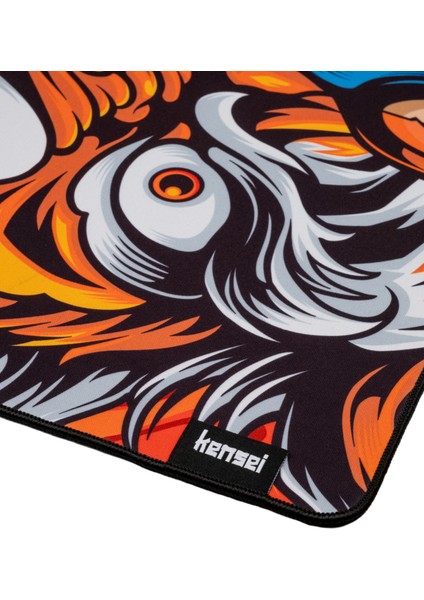 Katana Edition Half Oni Tiger 50X50CM 4mm Hybrid (Control + Speed) Gaming Oyuncu Mouse Pad fırsatları
