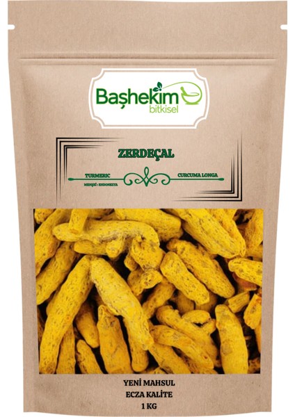 Zerdeçal Kök Kuru Yeni Mahsul Ecza Kalite Seçilmiş 1 kg