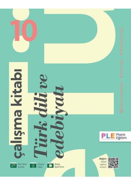 Ple 10.sınıf Türk Dili ve Edebiyatı Çalışma Kitabı Kazanım Denemeleri 2025