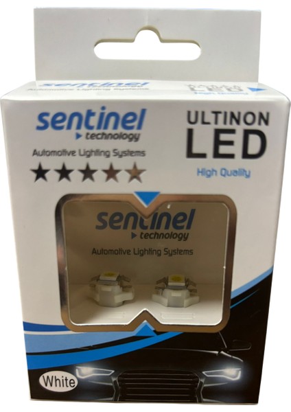 T5 Gösterge Ampulü Beyaz Soketli Tip 12V 2 Adet Fiyatı T5 8.3d