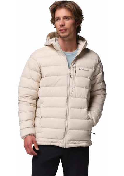 Drift Peak™ Stretch Down Hooded Jacket Bej Erkek Outdoor Mont WE1852
