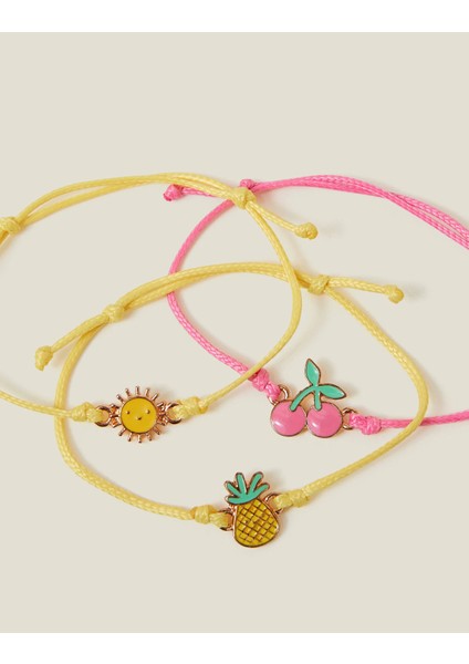 Meyveli Bileklik Set Kız Çocuk x 3 modelleri
