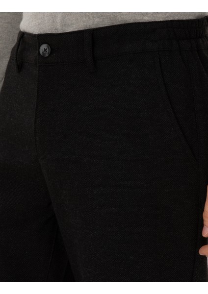 Erkek Siyah Regular Fit Kanvas Pantolon 50317282-VR046 indirimleri