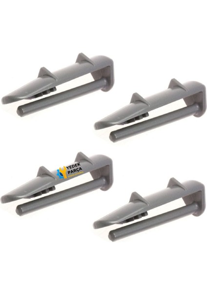 Beko Uyumlu Bulaşık Makinesi Arka Ray Kapağı Sepet Pimi 4 Adet