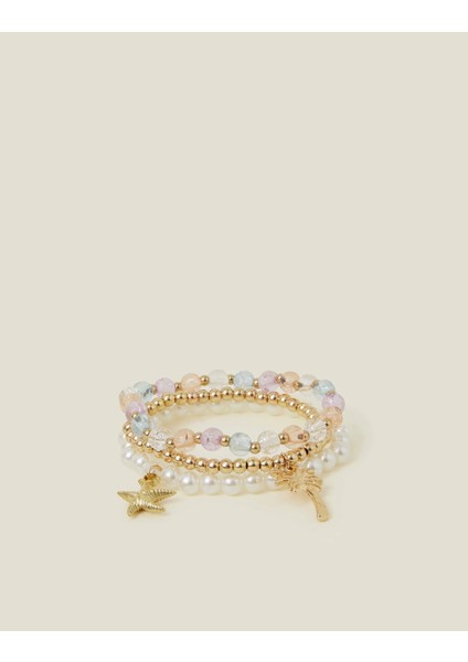 Deniz Yıldızı Streç Bileklik x 3