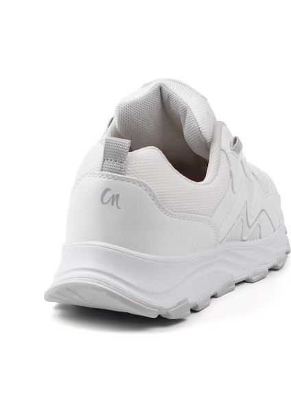 Erkek Beyaz Spor Ayakkabı Rahat Günlük Sneaker Yürüyüş Koşu Hafif Taban Bağcıklı indirimleri