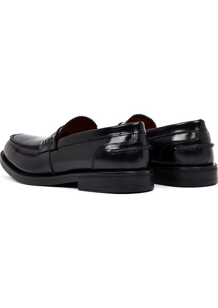Erkek Siyah Deri Casual Loafer 25WFD724622 indirimleri