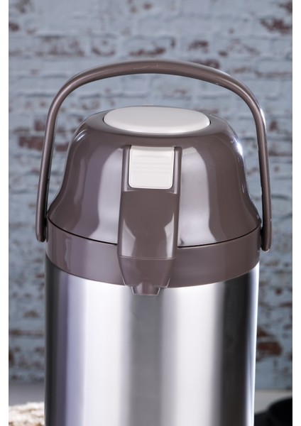 4.5 Litre Çift Kat Paslanmaz Çelik Termos(Ev, Iş Yeri, Restoran, Otel, Piknik ve Organizasyonlar) modelleri