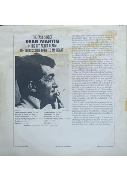 Dean Martin – The Door Is Still Open To My Heart Lp fiyatları