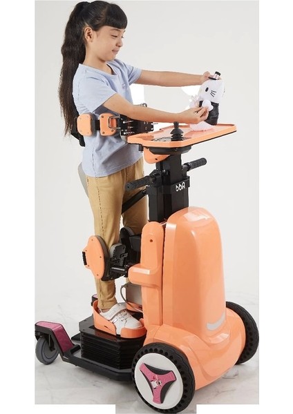 Robooter Pediatrik Akülü Tekerlekli Sandalye | Hafif Katlanabilir Tasarım, Uzaktan Kontrol Özelliği ve 15 Km Menzilli Güvenli Mobilite Desteği Xz-Droıd P