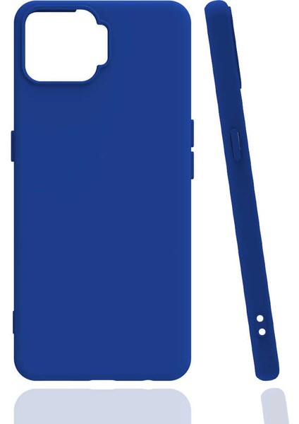 Oppo A73 Kılıf Omsy Biye Silikon-Mavi