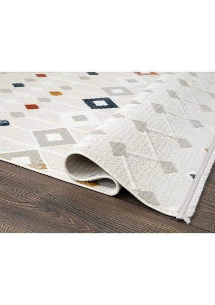 Tablo TL001A Krem Halı Modern Desen Antialerjik Pamuk Taban Yıkanabilir Salon Halısı Yatak Odası indirimleri