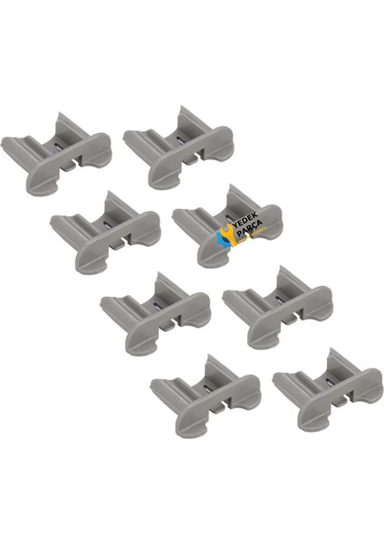 Arçelik Uyumlu Bulaşık Makinesi Yeni Tip Ön Ray Kapağı Tutucu Stoper 8 Adet