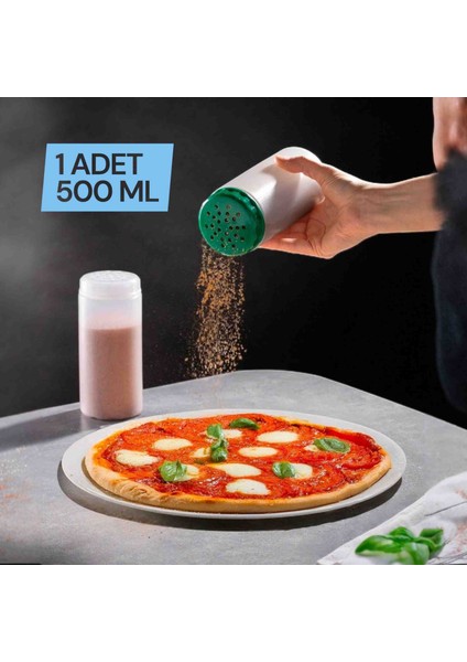 1 Adet 500 ml Büyük Delikli Pul Biberlik,baharatlık,sosluk,çeşnilik,yağlık,sosluk,sos Kabı,ketçap Mayonez Hardal Şişesi