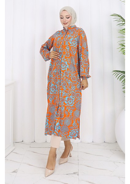 Viskon Tunik 2218-04 Turuncu modelleri