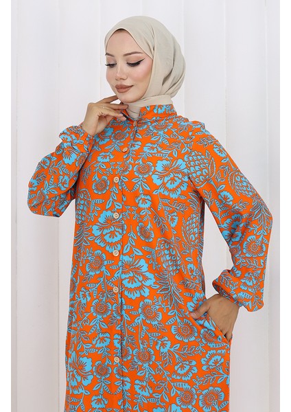 Viskon Tunik 2218-04 Turuncu fırsatları