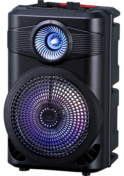 Omsy GD-904 Dijital LED Göstergeli Fm Radyolu Mikrofonlu Rgb Tws 8 Inç Stereo Bass Kablosuz Karaoke fiyatları