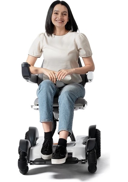 Robooter Akülü Tekerlekli Sandalye | Ergonomik Tasarım, Hafif Alüminyum Gövde ve 35 Km Menzilli Mobilite Desteği X40