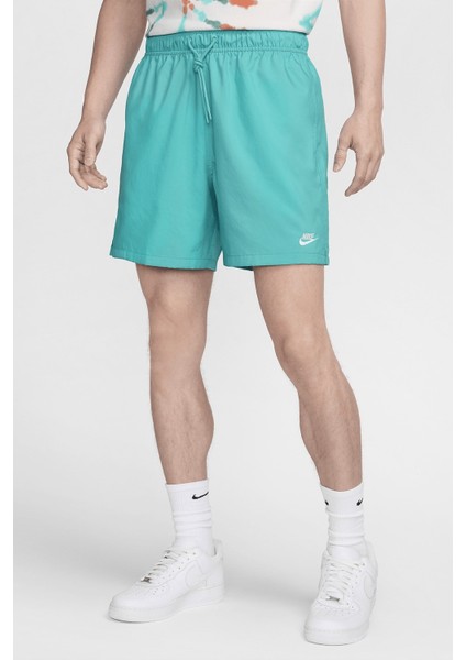 Sportswear Club Flow Versatile Weave File Astarlı Erkek Şort Turkuaz