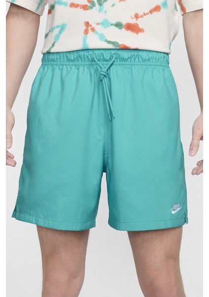 Sportswear Club Flow Versatile Weave File Astarlı Erkek Şort Turkuaz modelleri