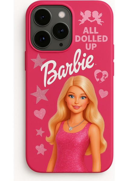 Iphone 14 Pro Max Uyumlu Barbie Kılıf Yumuşak Slikon Şık Tasarım Kam Koruma
